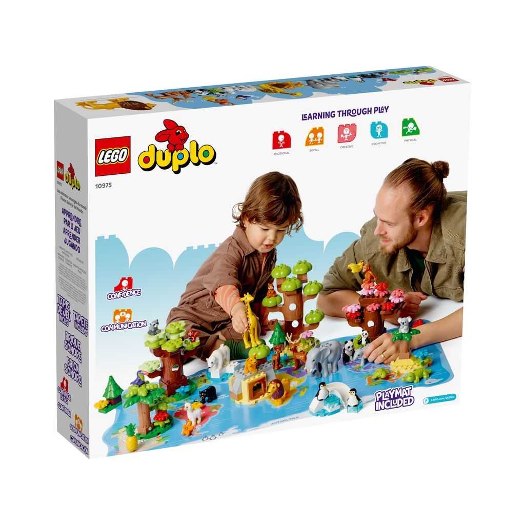 DUPLO Lego Fauna Salvaje del Mundo Edades 2+ # 10975 Artículo 142 Piezas | WKL-658490