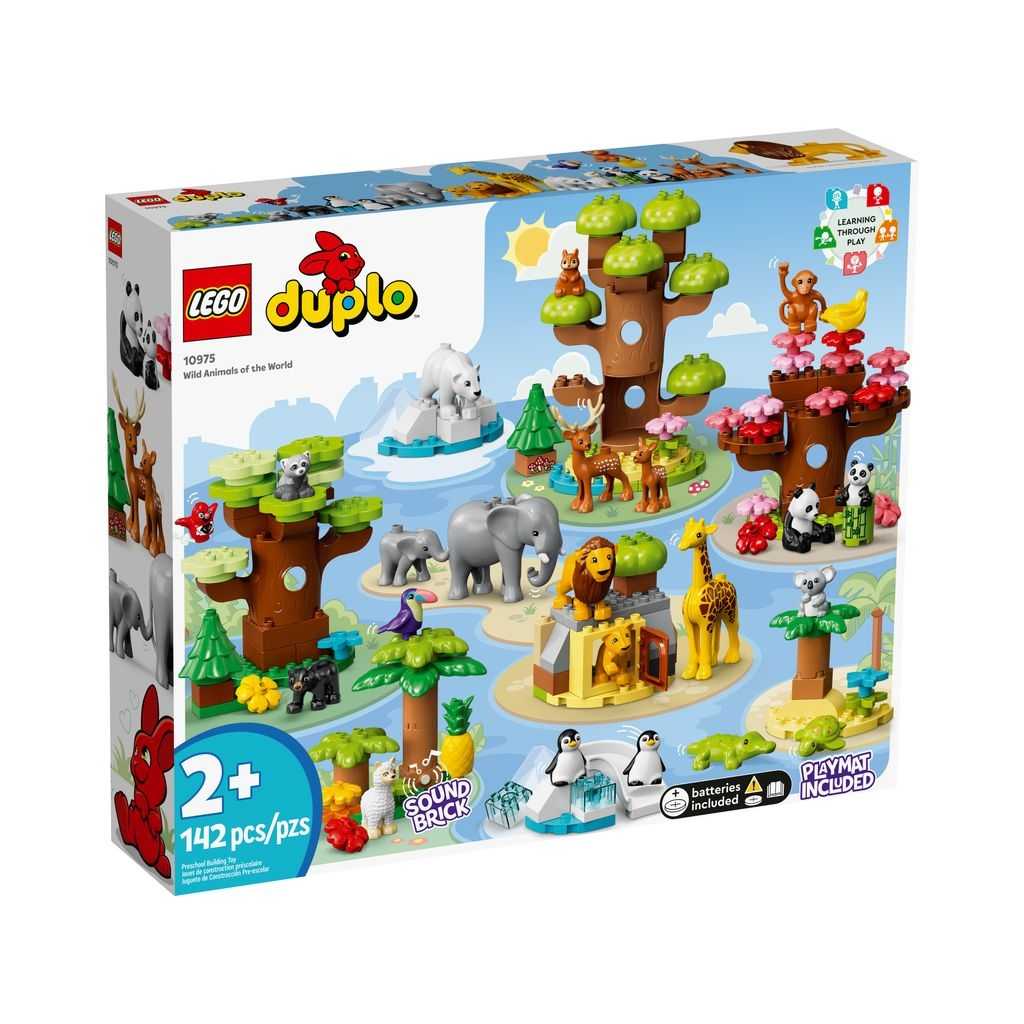 DUPLO Lego Fauna Salvaje del Mundo Edades 2+ # 10975 Artículo 142 Piezas | WKL-658490