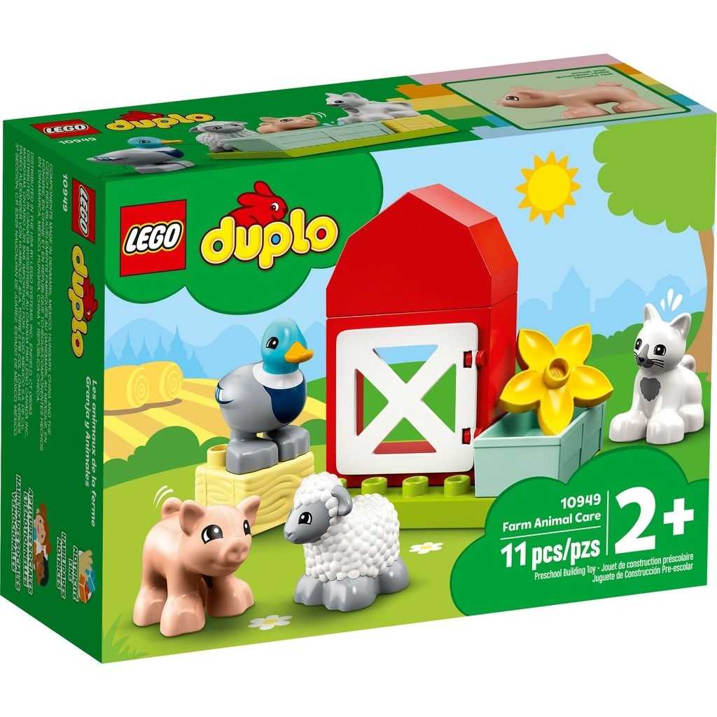 DUPLO Lego Granja y Animales Edades 2+ # 10949 Artículo 11 Piezas | RXO-795638