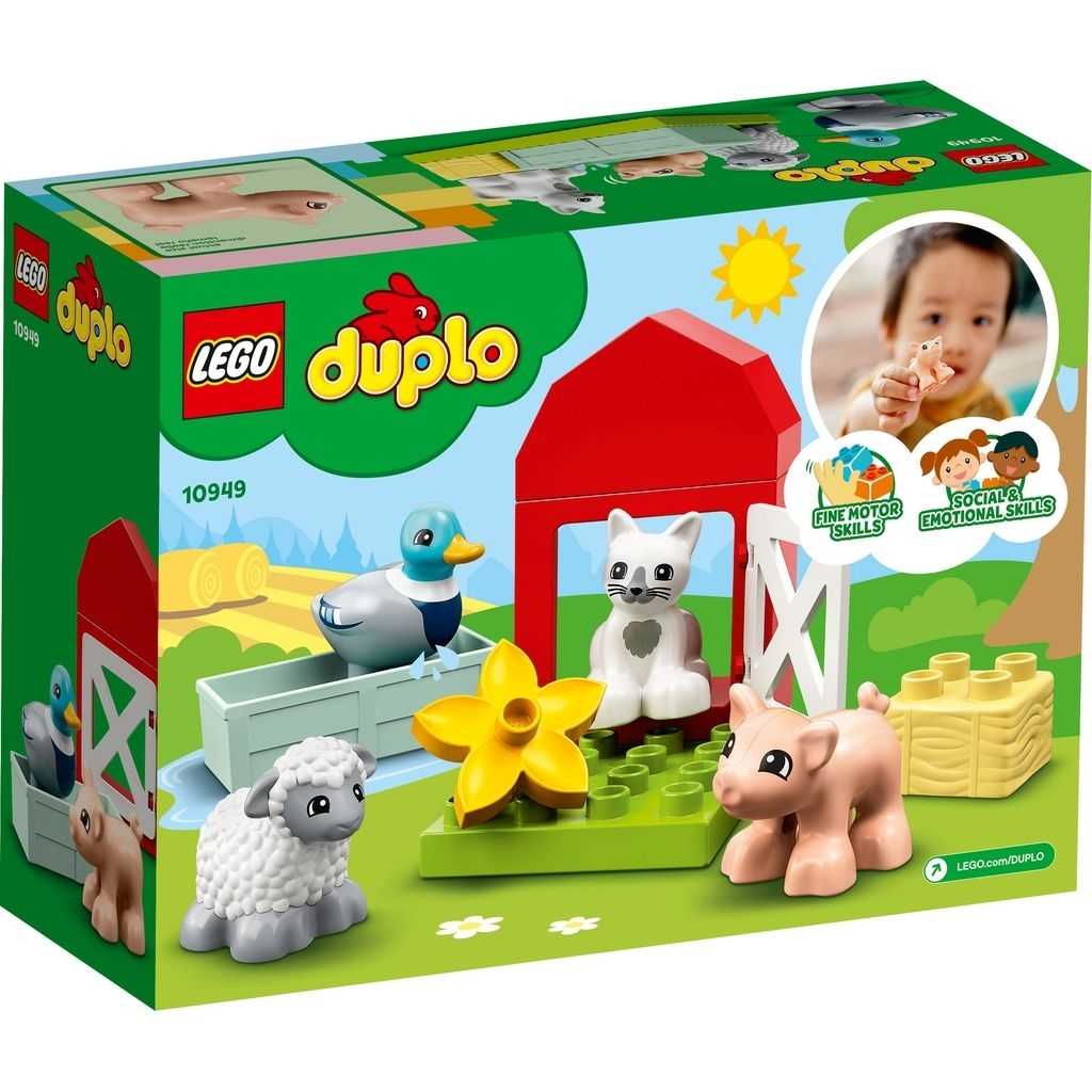 DUPLO Lego Granja y Animales Edades 2+ # 10949 Artículo 11 Piezas | RXO-795638