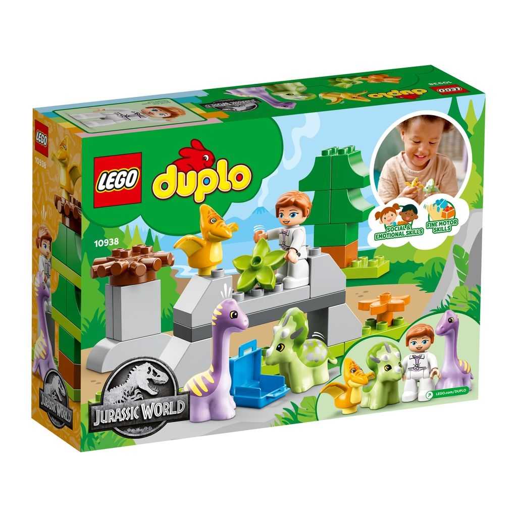 DUPLO Lego Guardería de Dinosaurios Edades 2+ # 10938 Artículo 27 Piezas | PFL-860432