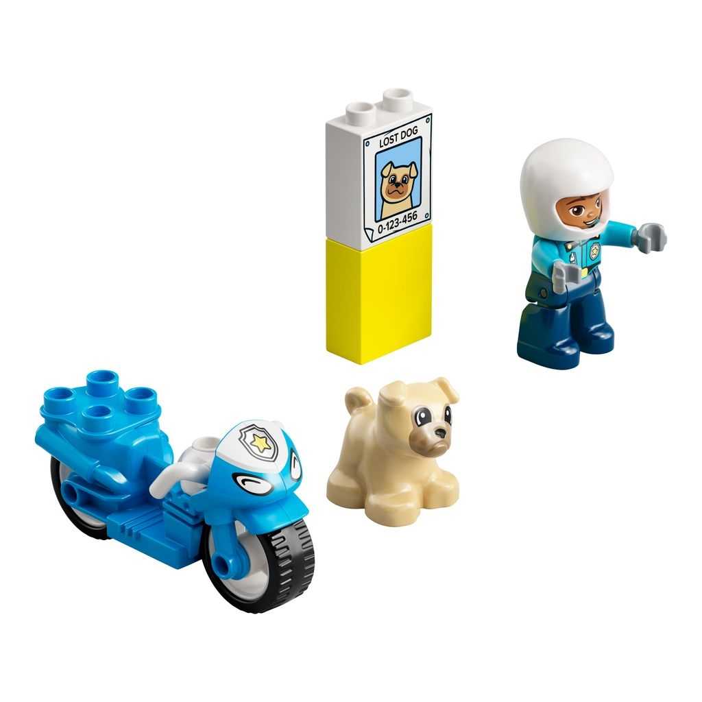 DUPLO Lego Moto de Policía Edades 2+ # 10967 Artículo 5 Piezas | RIV-342879