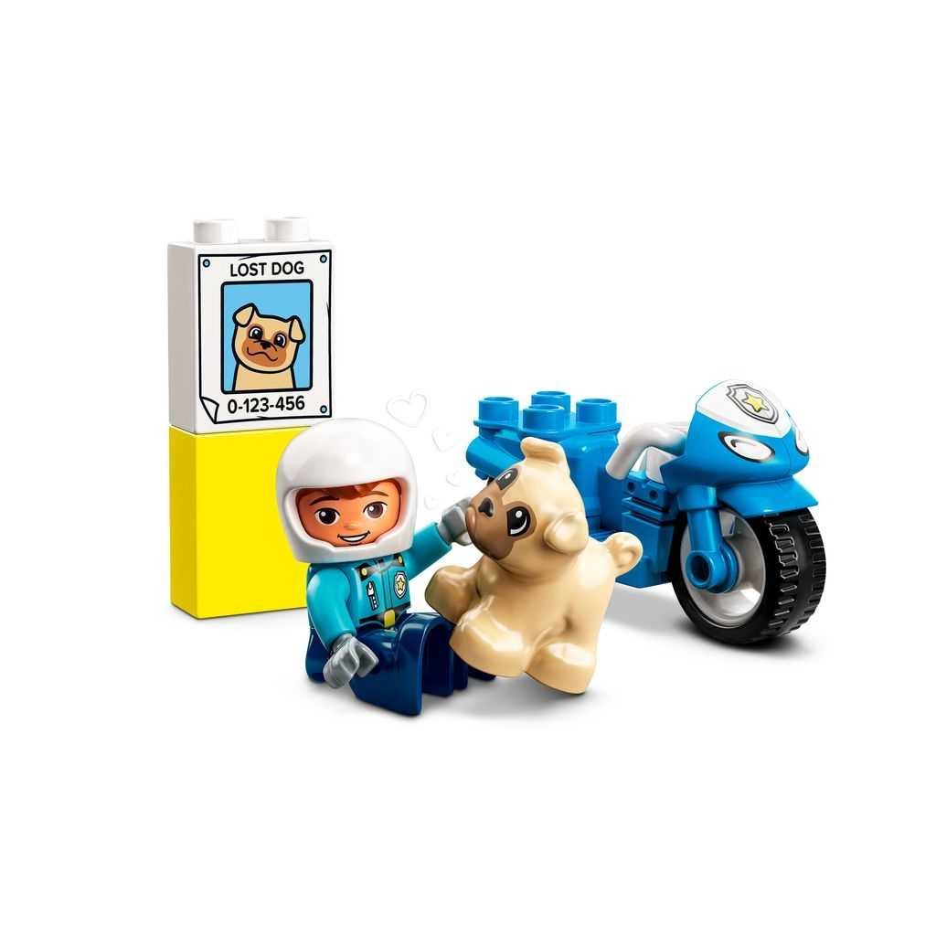 DUPLO Lego Moto de Policía Edades 2+ # 10967 Artículo 5 Piezas | RIV-342879