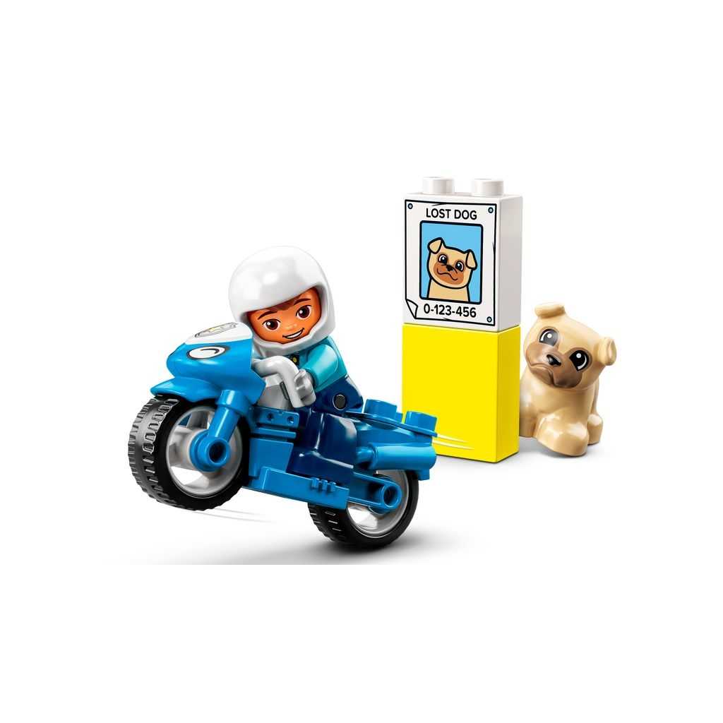 DUPLO Lego Moto de Policía Edades 2+ # 10967 Artículo 5 Piezas | RIV-342879