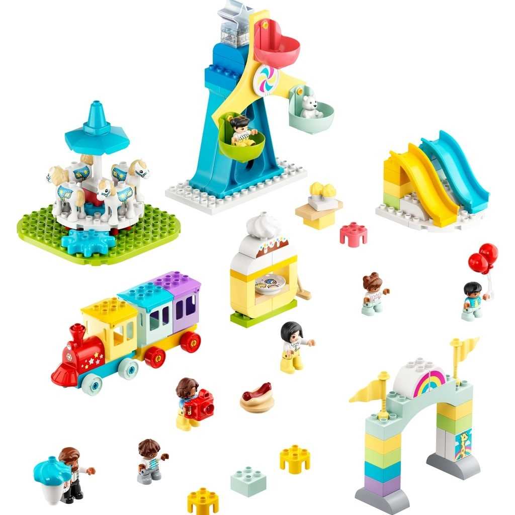 DUPLO Lego Parque de Atracciones Edades 2+ # 10956 Artículo 95 Piezas | GYT-840763