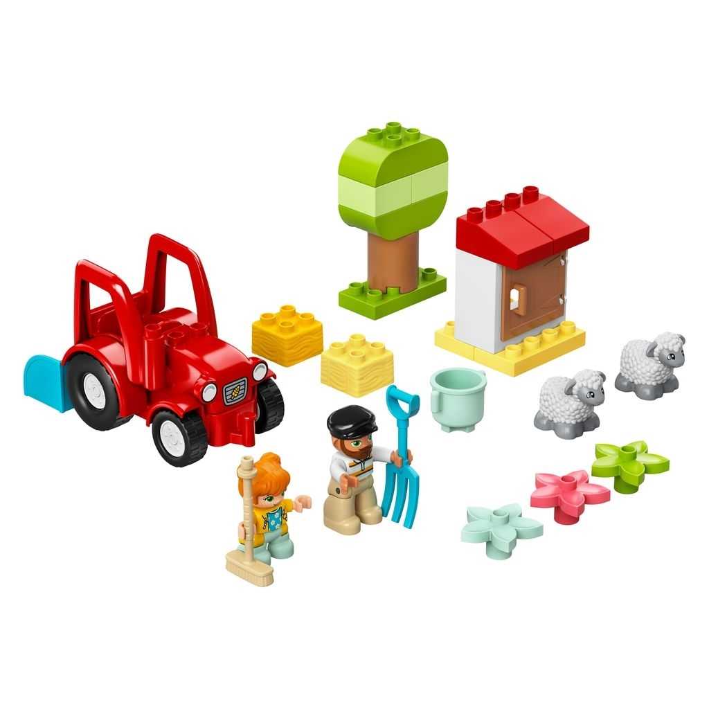 DUPLO Lego Tractor y Animales de la Granja Edades 2+ # 10950 Artículo 27 Piezas | TIN-134609