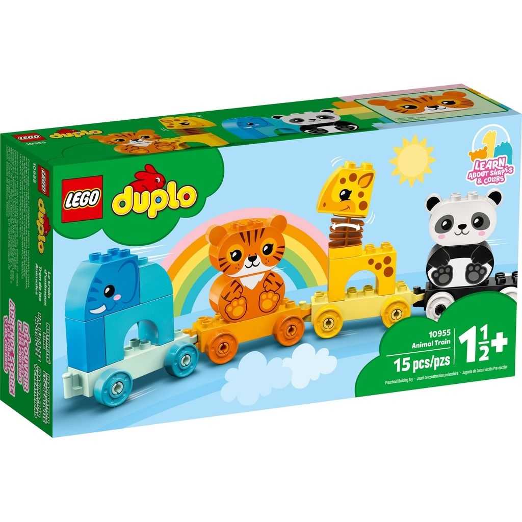 DUPLO Lego Tren de los Animales Edades 1½+ # 10955 Artículo 15 Piezas | SPF-382596