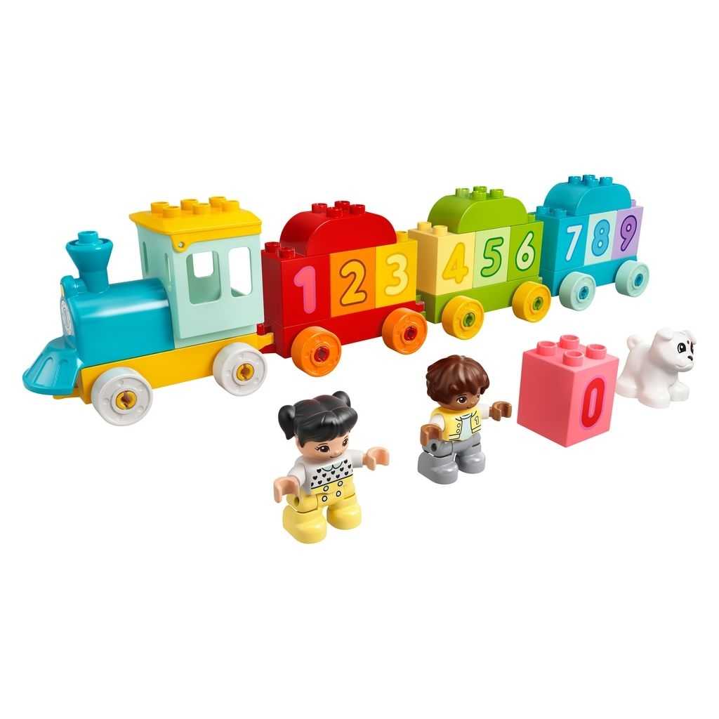 DUPLO Lego Tren de los Números: Aprende a Contar Edades 1½+ # 10954 Artículo 23 Piezas | HWQ-856013