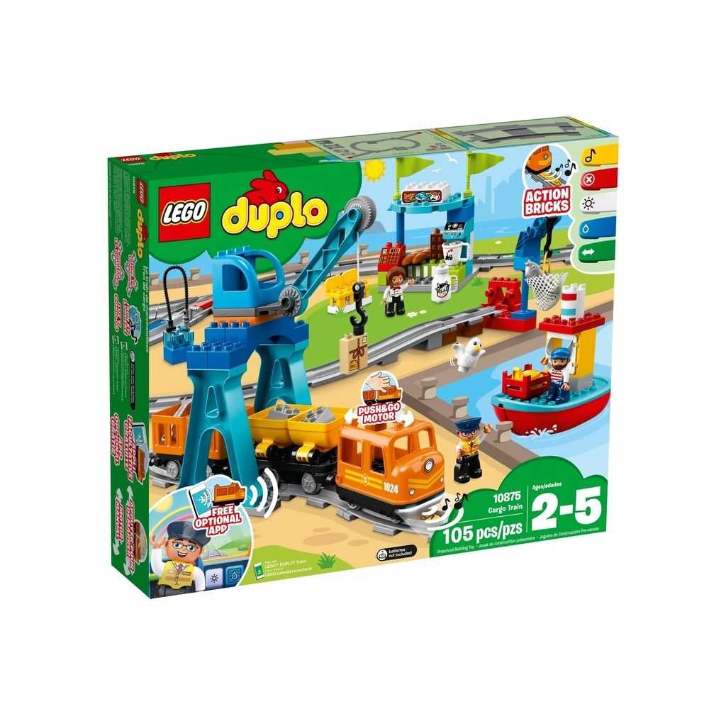 DUPLO Lego Tren de mercancías Edades 2-5 # 10875 Artículo 105 Piezas | ATL-156479