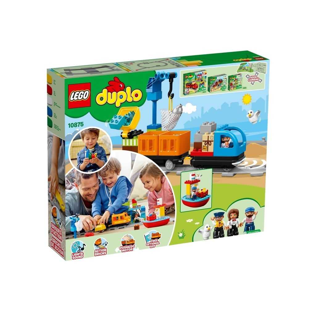 DUPLO Lego Tren de mercancías Edades 2-5 # 10875 Artículo 105 Piezas | ATL-156479