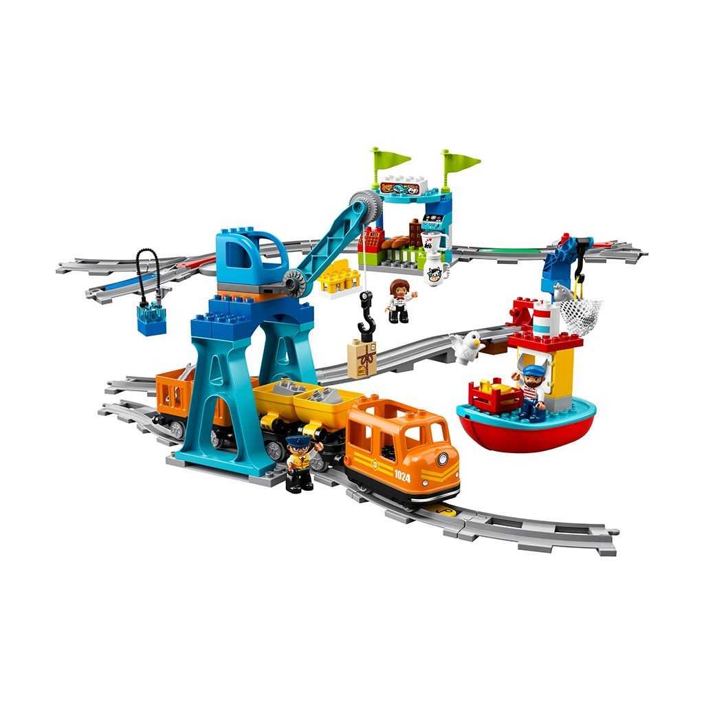 DUPLO Lego Tren de mercancías Edades 2-5 # 10875 Artículo 105 Piezas | ATL-156479