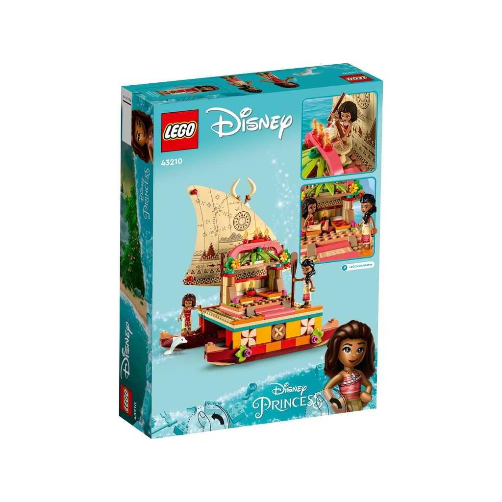 Disney Lego Barco Aventurero de Vaiana Edades 6+ # 43210 Artículo 321 Piezas | CEB-483926