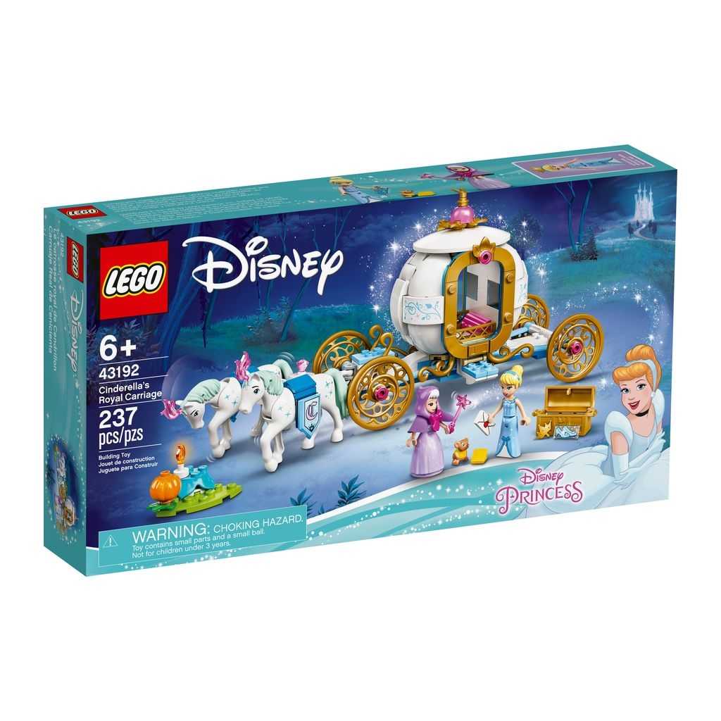 Disney Lego Carruaje Real de Cenicienta Edades 6+ # 43192 Artículo 237 Piezas | HKR-427598