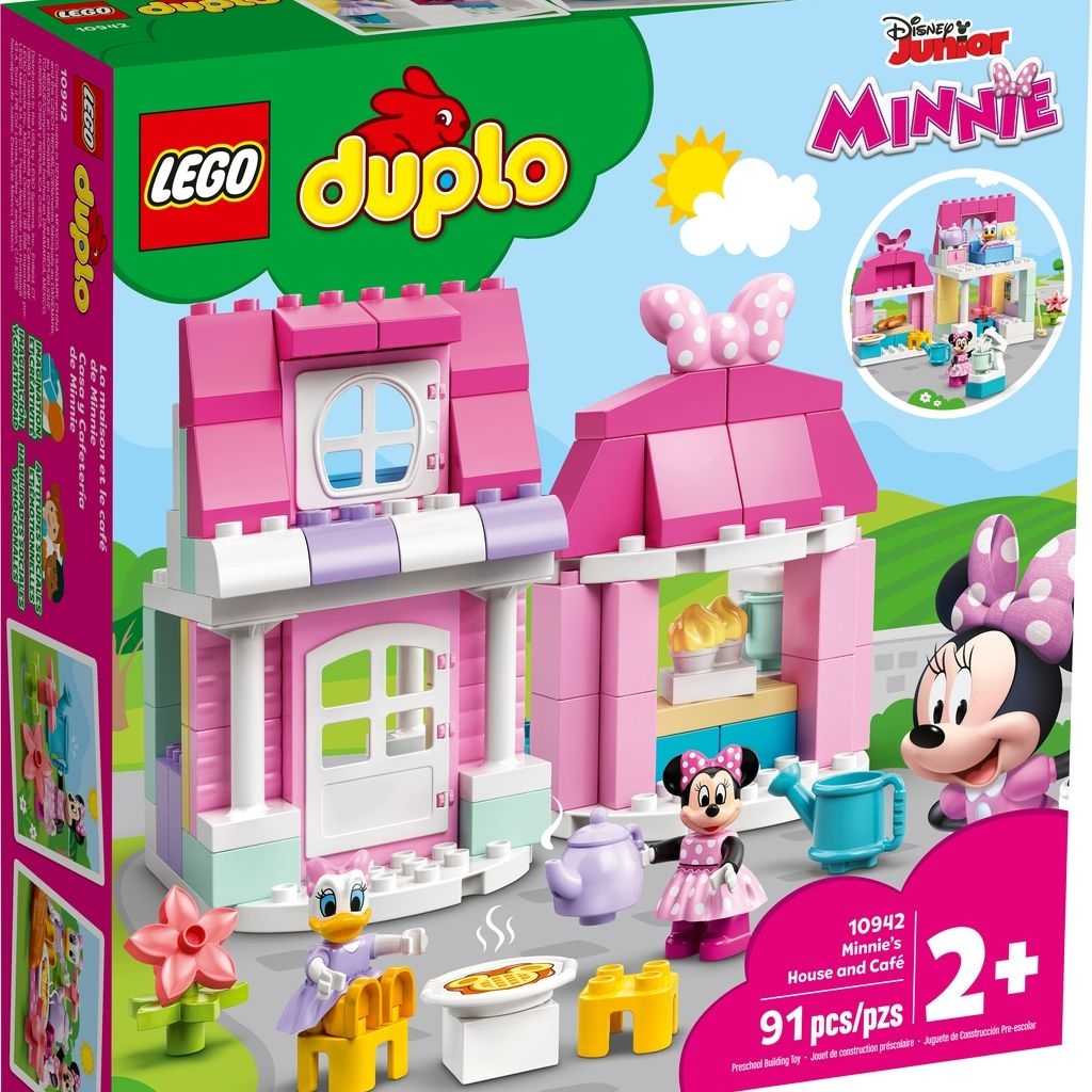 Disney Lego Casa y Cafetería de Minnie Edades 2+ # 10942 Artículo 91 Piezas | TVH-476280