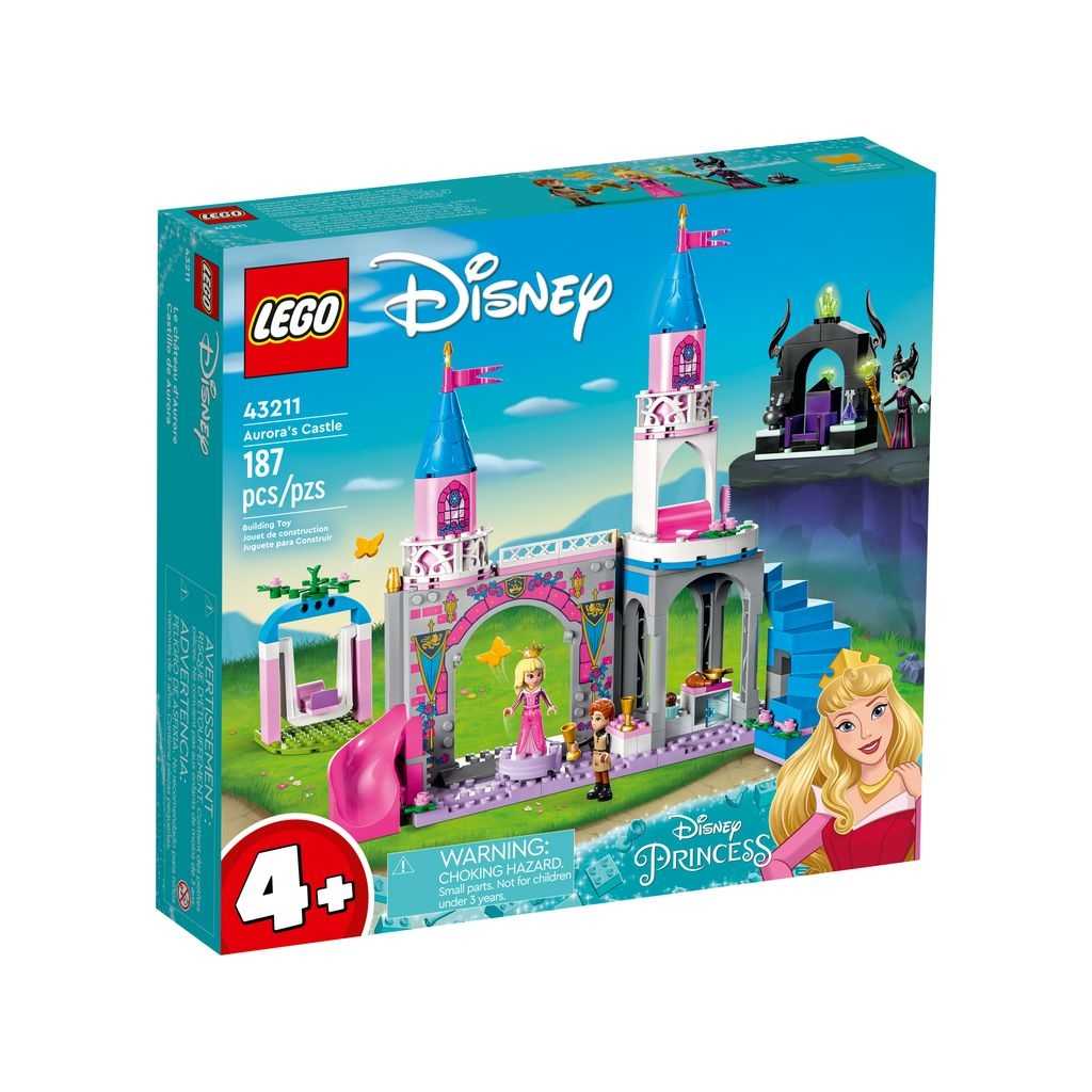 Disney Lego Castillo de Aurora Edades 4+ # 43211 Artículo 187 Piezas | TGX-391604