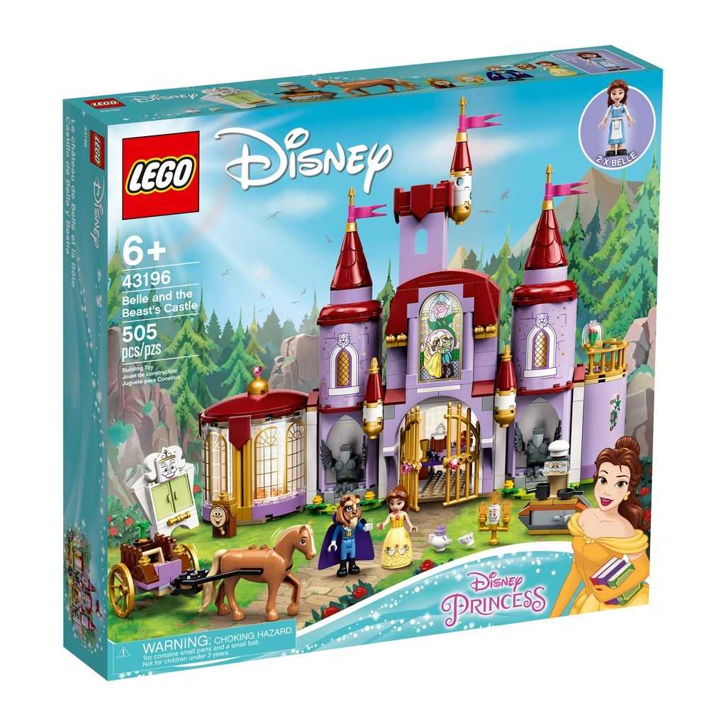 Disney Lego Castillo de Bella y Bestia Edades 6+ # 43196 Artículo 505 Piezas | EUC-482651