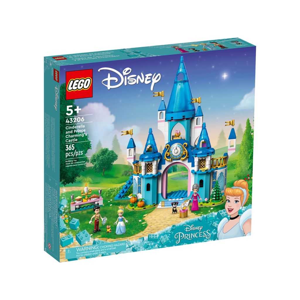 Disney Lego Castillo de Cenicienta y el Príncipe Edades 5+ # 43206 Artículo 365 Piezas | HAE-150462