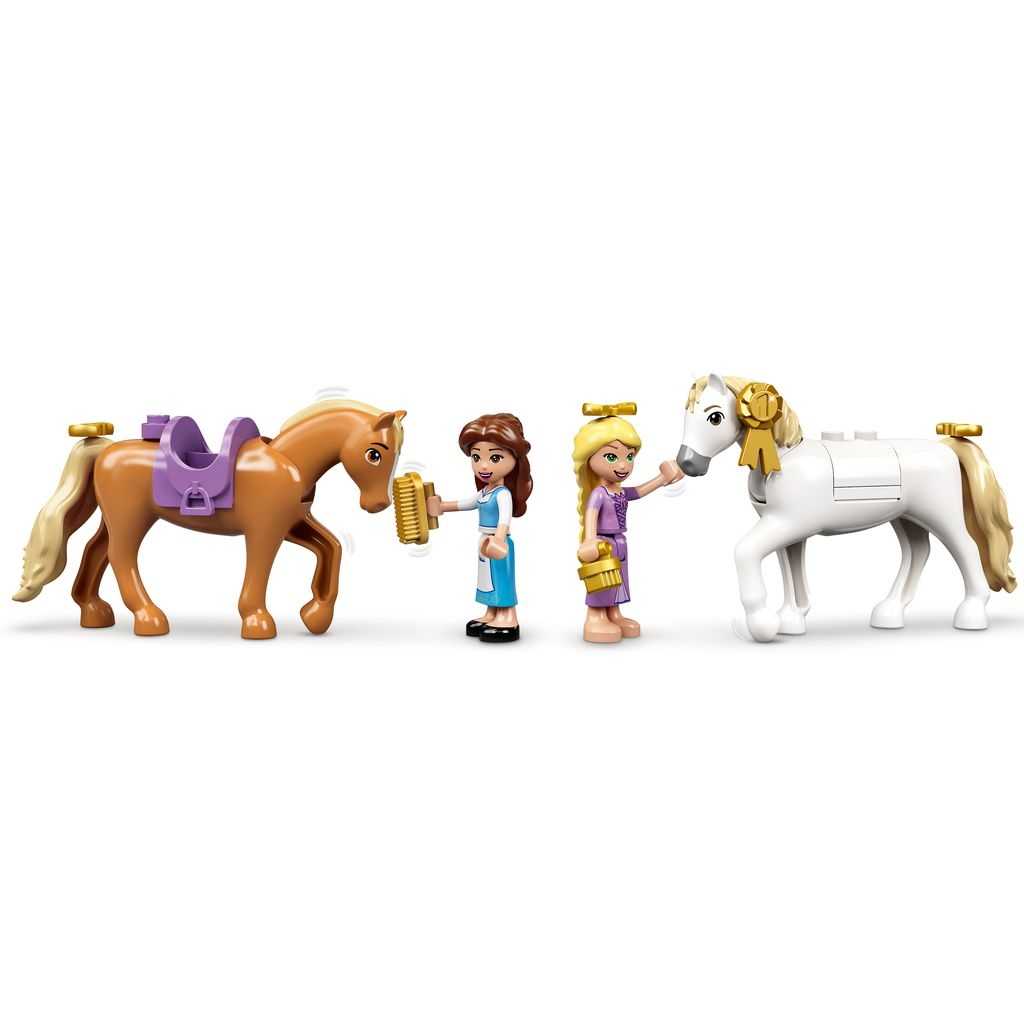 Disney Lego Establos Reales de Bella y Rapunzel Edades 5+ # 43195 Artículo 239 Piezas | EBK-937048