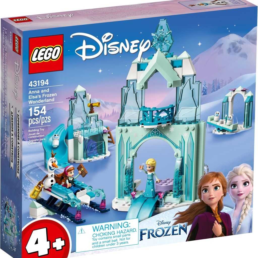 Disney Lego Frozen: Paraíso Invernal de Anna y Elsa Edades 4+ # 43194 Artículo 154 Piezas | THB-918037