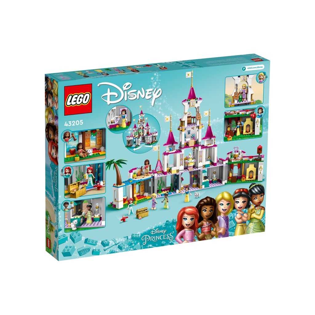 Disney Lego Gran Castillo de Aventuras Edades 6+ # 43205 Artículo 698 Piezas | XDJ-690485