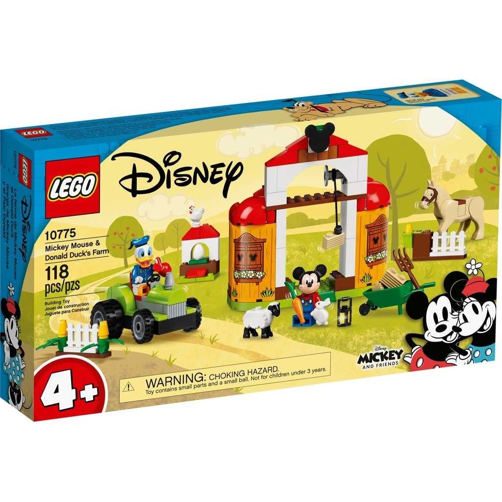 Disney Lego Granja de Mickey Mouse y el Pato Donald Edades 4+ # 10775 Artículo 118 Piezas | GEU-245968