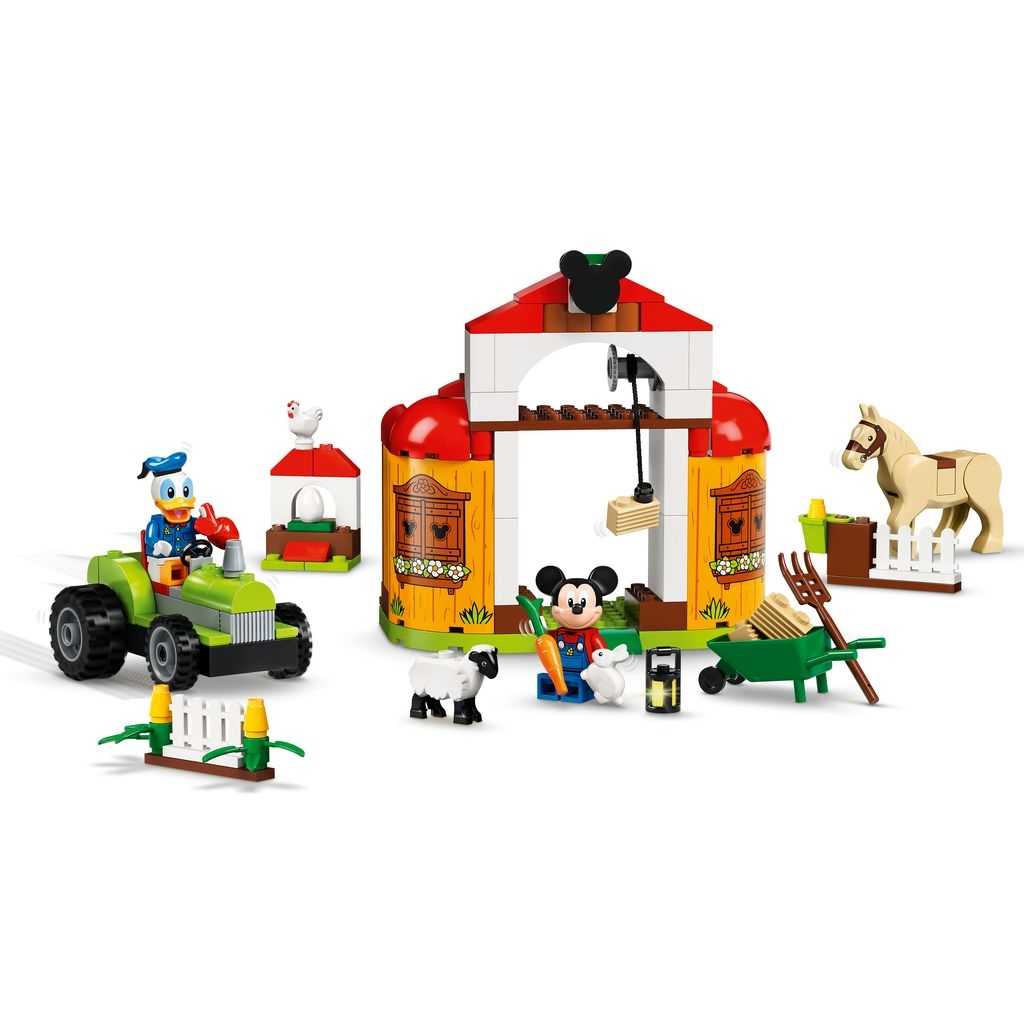 Disney Lego Granja de Mickey Mouse y el Pato Donald Edades 4+ # 10775 Artículo 118 Piezas | GEU-245968