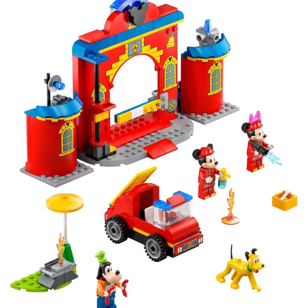 Disney Lego Parque y Camión de Bomberos de Mickey y sus Amigos Edades 4+ # 10776 Artículo 144 Piezas | FSW-584679