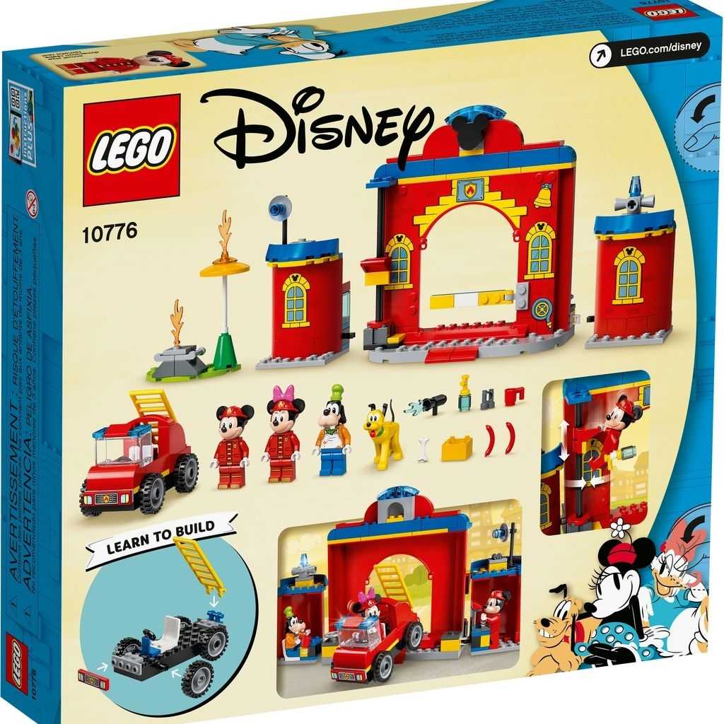 Disney Lego Parque y Camión de Bomberos de Mickey y sus Amigos Edades 4+ # 10776 Artículo 144 Piezas | FSW-584679