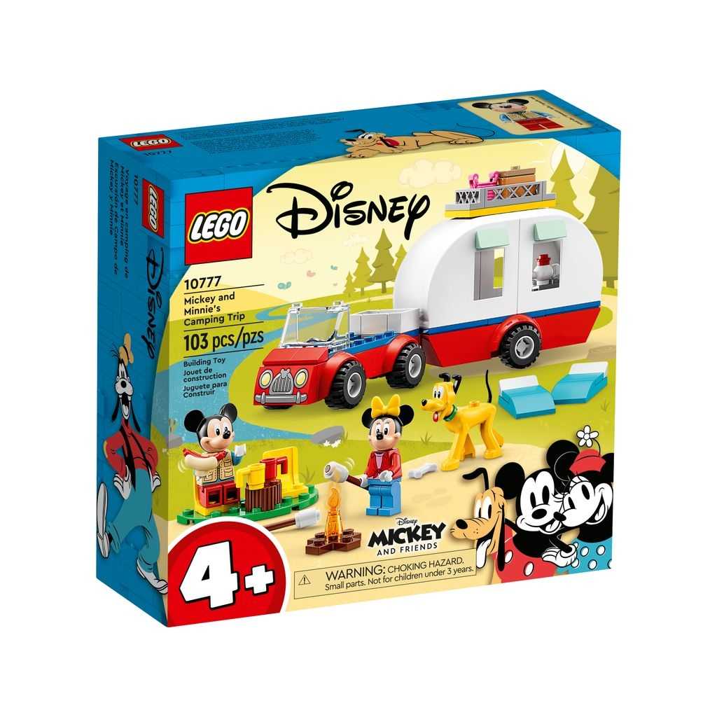 Disney Mickey y sus Amigos Lego Excursión de Campo de Mickey Mouse y Minnie Mouse Edades 4+ # 10777 Artículo 103 Piezas | DKA-789016