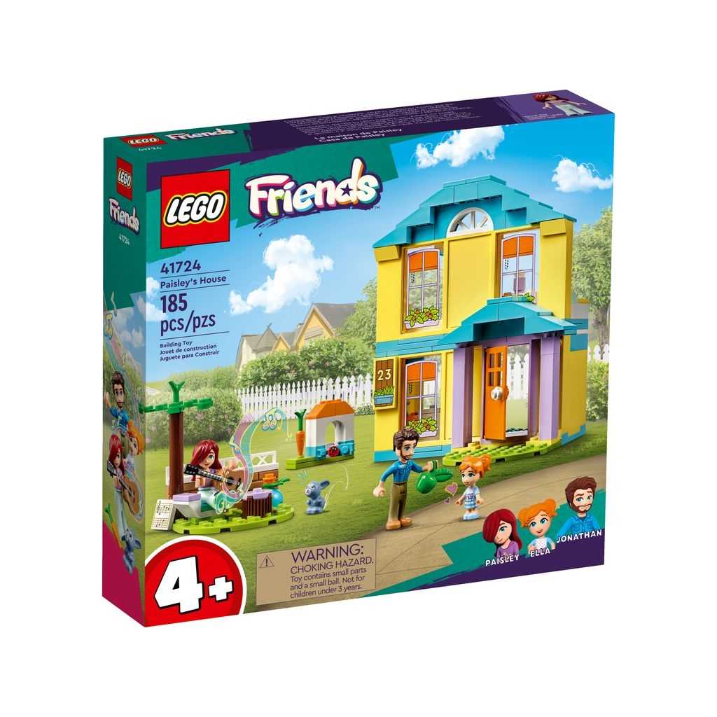 Friends Lego Casa de Paisley Edades 4+ # 41724 Artículo 185 Piezas | HSO-528069