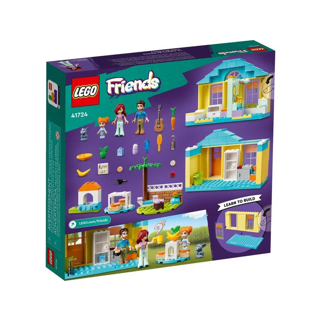 Friends Lego Casa de Paisley Edades 4+ # 41724 Artículo 185 Piezas | HSO-528069