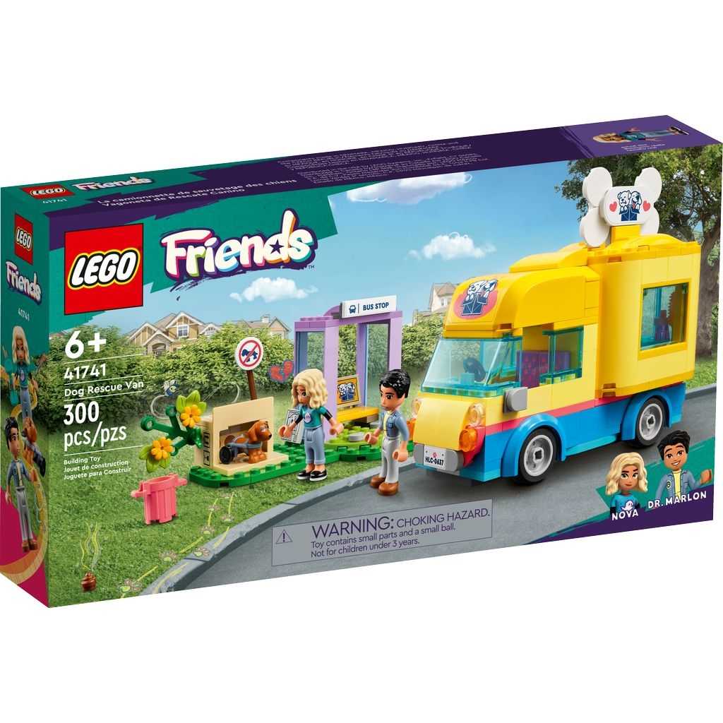 Friends Lego Furgoneta de Rescate Canino Edades 6+ # 41741 Artículo 300 Piezas | CXW-126850