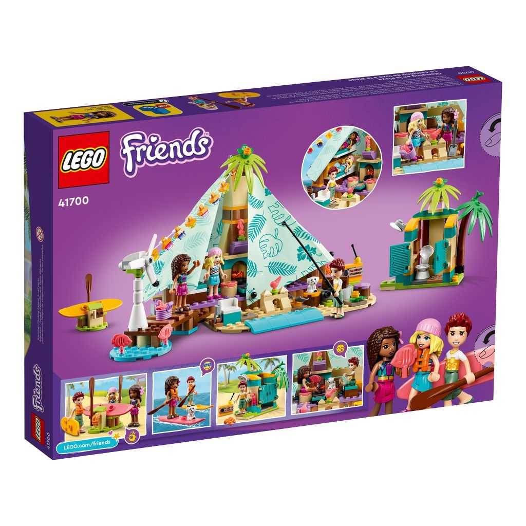 Friends Lego Glamping en la Playa Edades 6+ # 41700 Artículo 380 Piezas | NXJ-163059