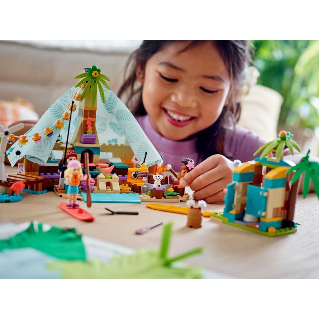 Friends Lego Glamping en la Playa Edades 6+ # 41700 Artículo 380 Piezas | NXJ-163059