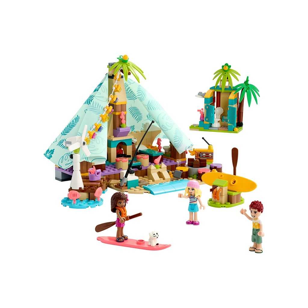 Friends Lego Glamping en la Playa Edades 6+ # 41700 Artículo 380 Piezas | NXJ-163059