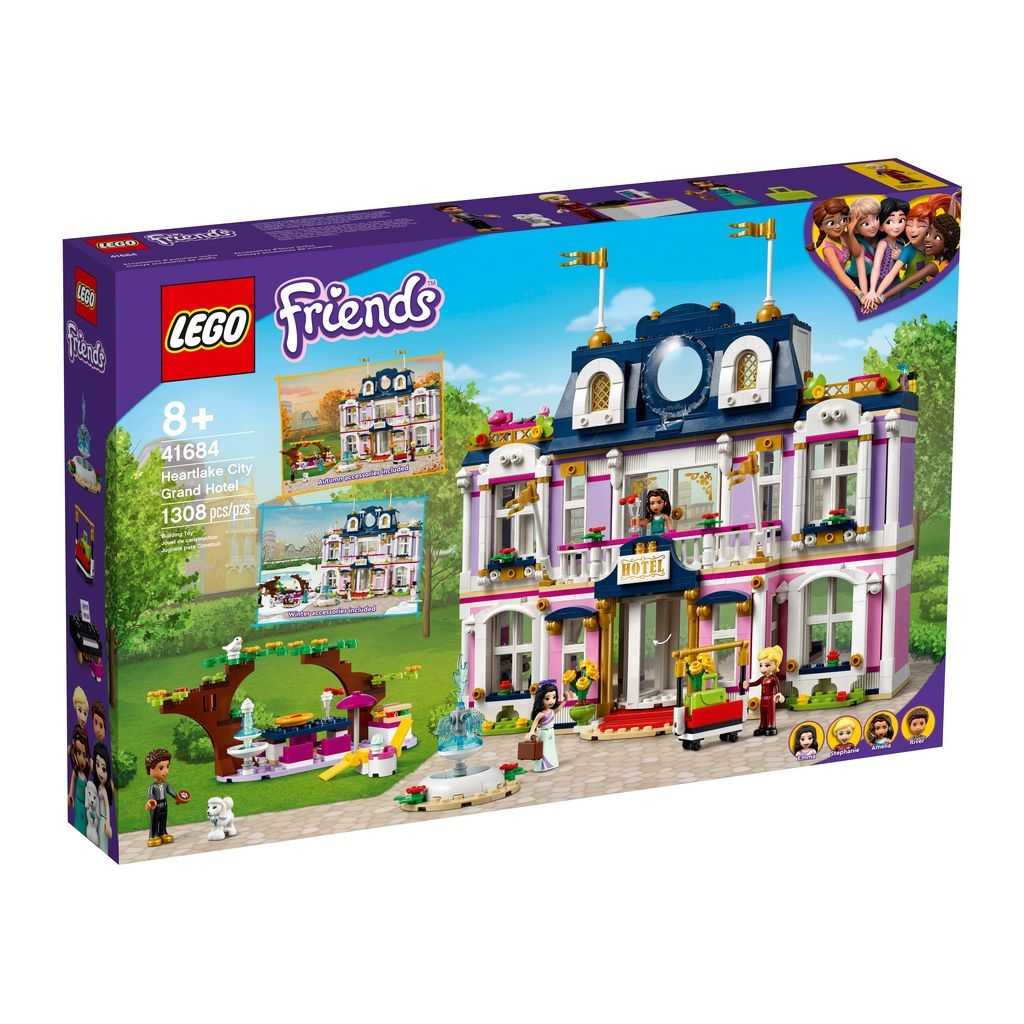 Friends Lego Gran Hotel de Heartlake City Edades 8+ # 41684 Artículo 1308 Piezas | NIP-901562