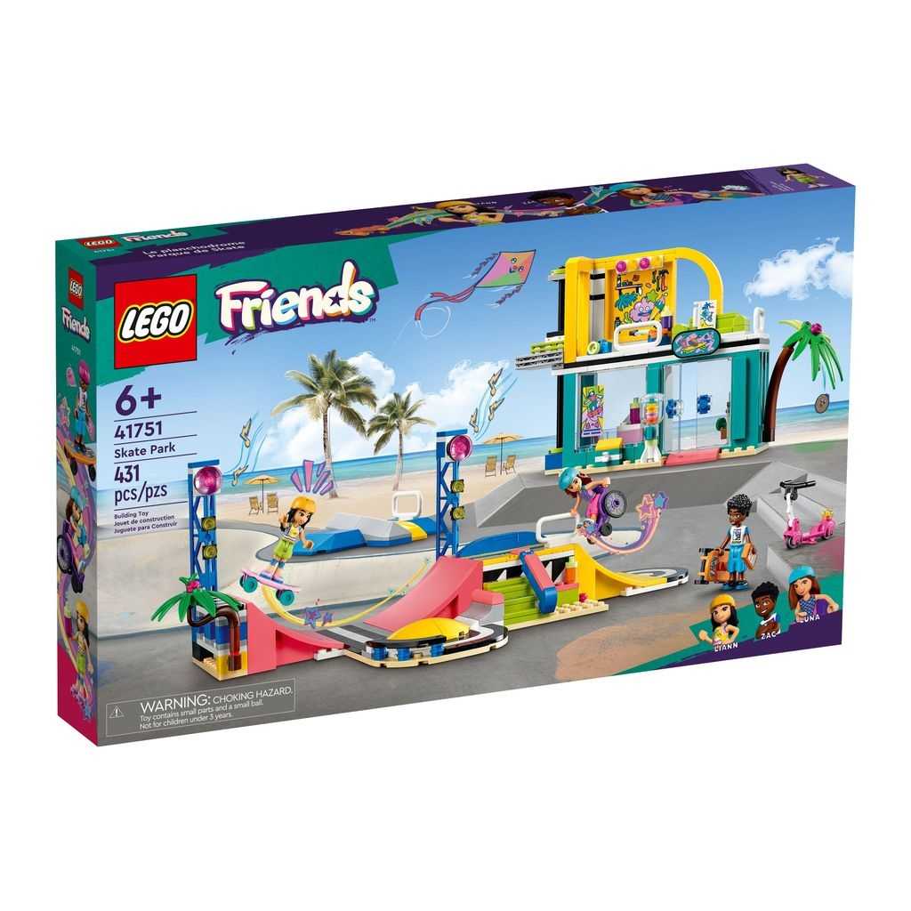 Friends Lego Parque de Skate Edades 6+ # 41751 Artículo 431 Piezas | UBC-860374