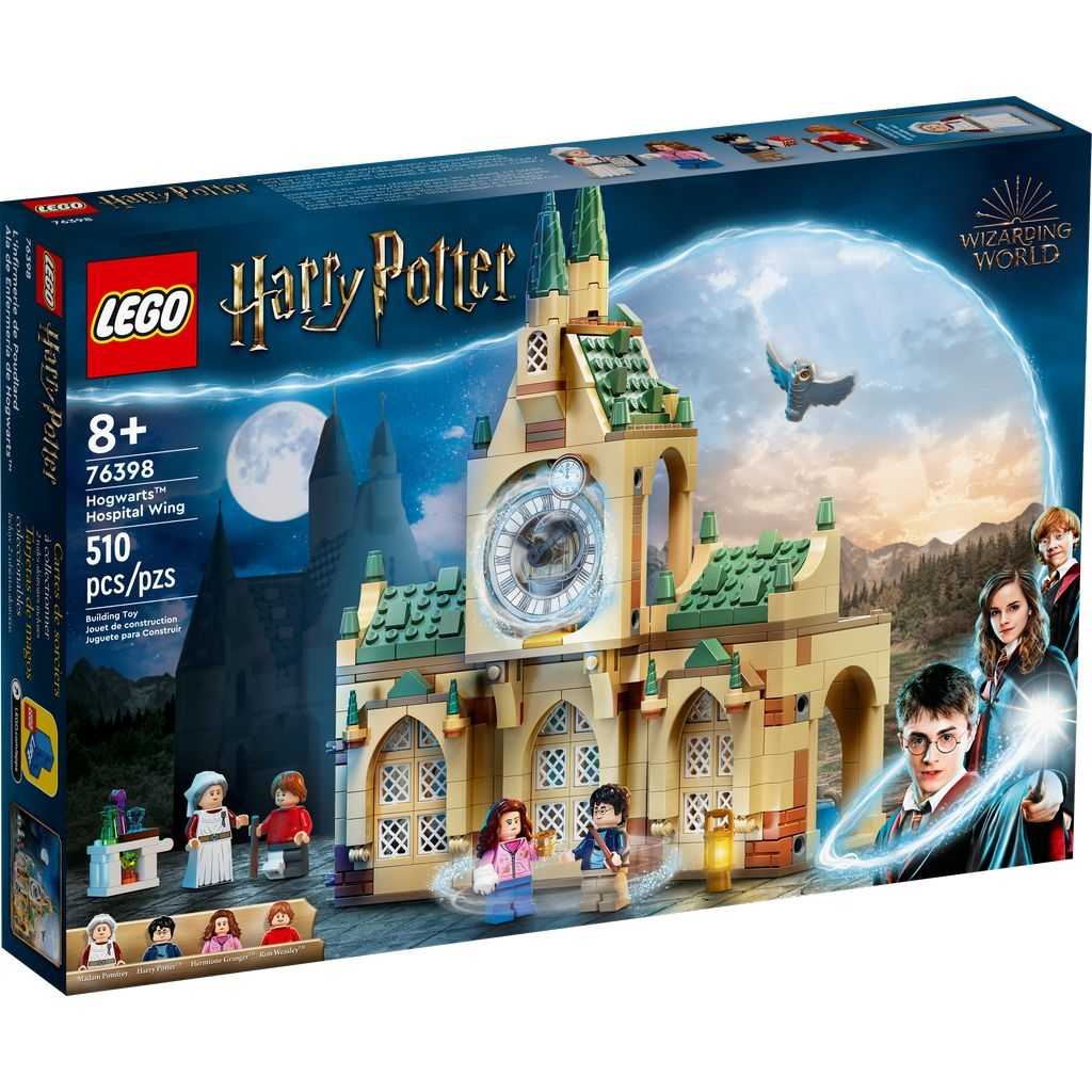 Harry Potter Lego Ala de Enfermería de Hogwarts Edades 8+ # 76398 Artículo 510 Piezas | AMS-746285