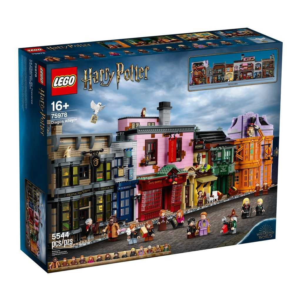 Harry Potter Lego Callejón Diagon Edades 16+ # 75978 Artículo 5544 Piezas | JSG-091276