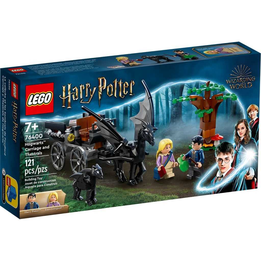 Harry Potter Lego Carruaje y Thestrals de Hogwarts Edades 7+ # 76400 Artículo 121 Piezas | TMO-850694