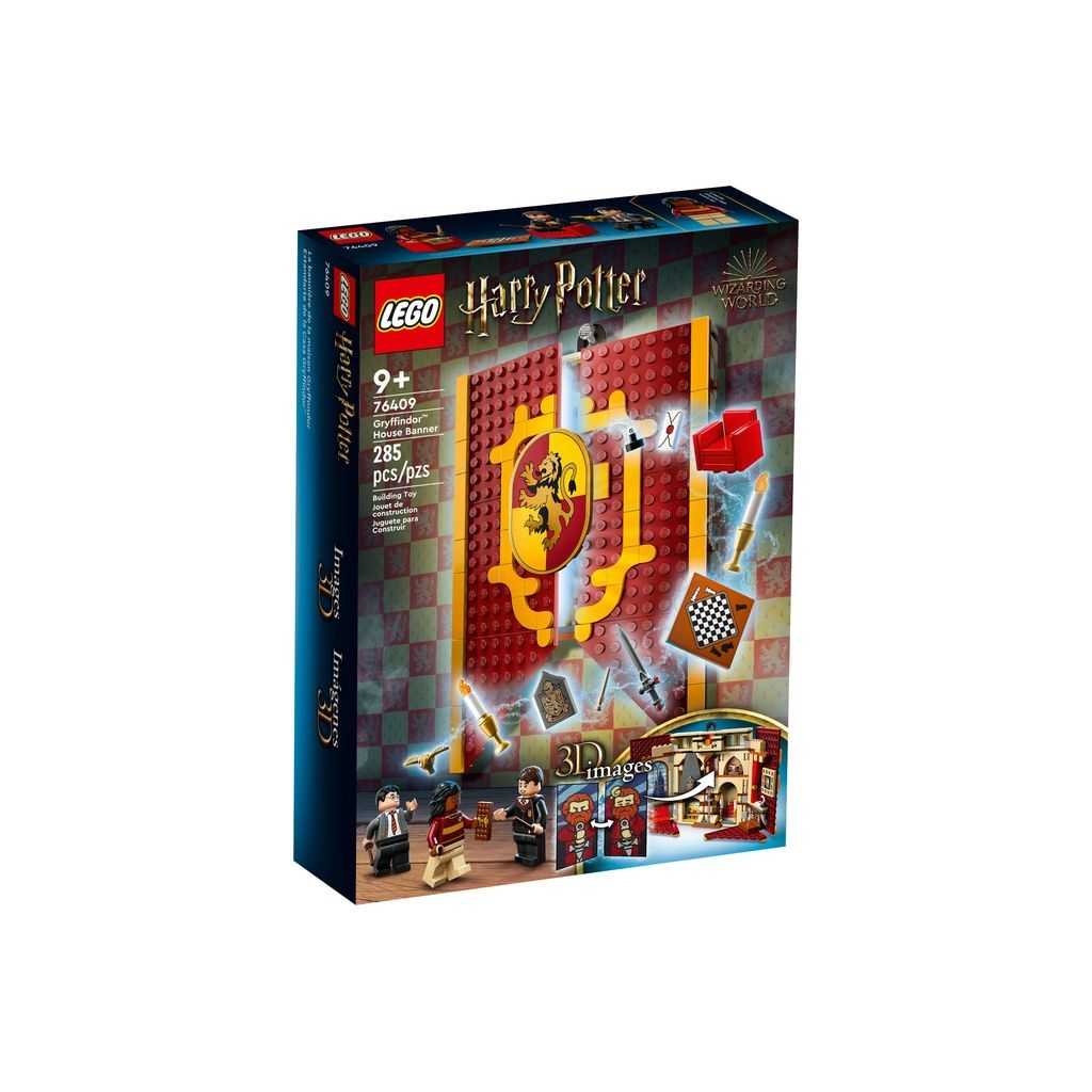 Harry Potter Lego Estandarte de la Casa Gryffindor Edades 9+ # 76409 Artículo 285 Piezas | OYJ-136508