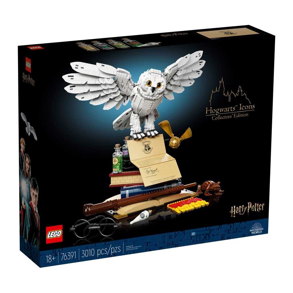 Harry Potter Lego Iconos de Hogwarts: Edición para Coleccionistas Edades 18+ # 76391 Artículo 3010 Piezas | NHB-831625