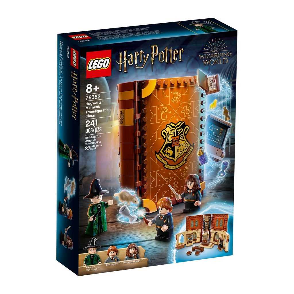 Harry Potter Lego Momento Hogwarts: Clase de Transfiguración Edades 8+ # 76382 Artículo 241 Piezas | QJD-586309