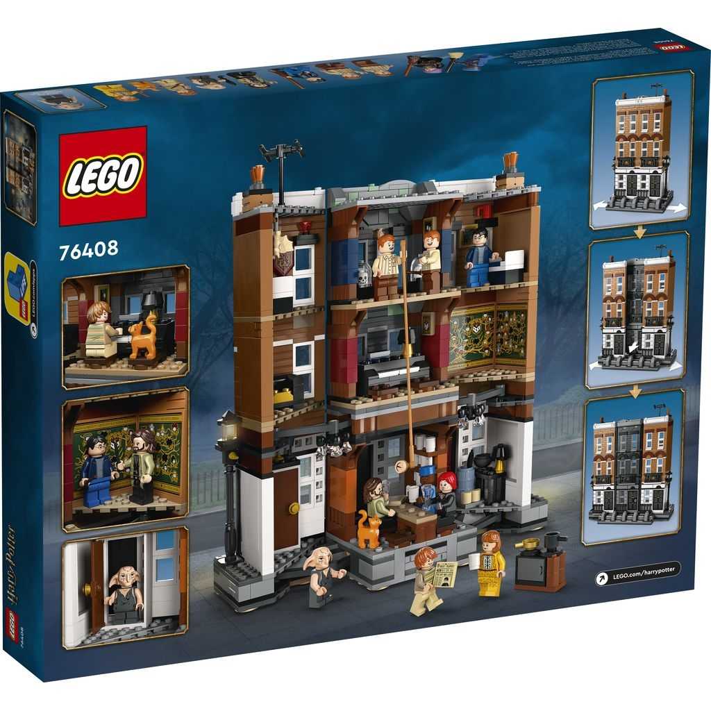 Harry Potter Lego Número 12 de Grimmauld Place Edades 8+ # 76408 Artículo 1083 Piezas | RIF-739541