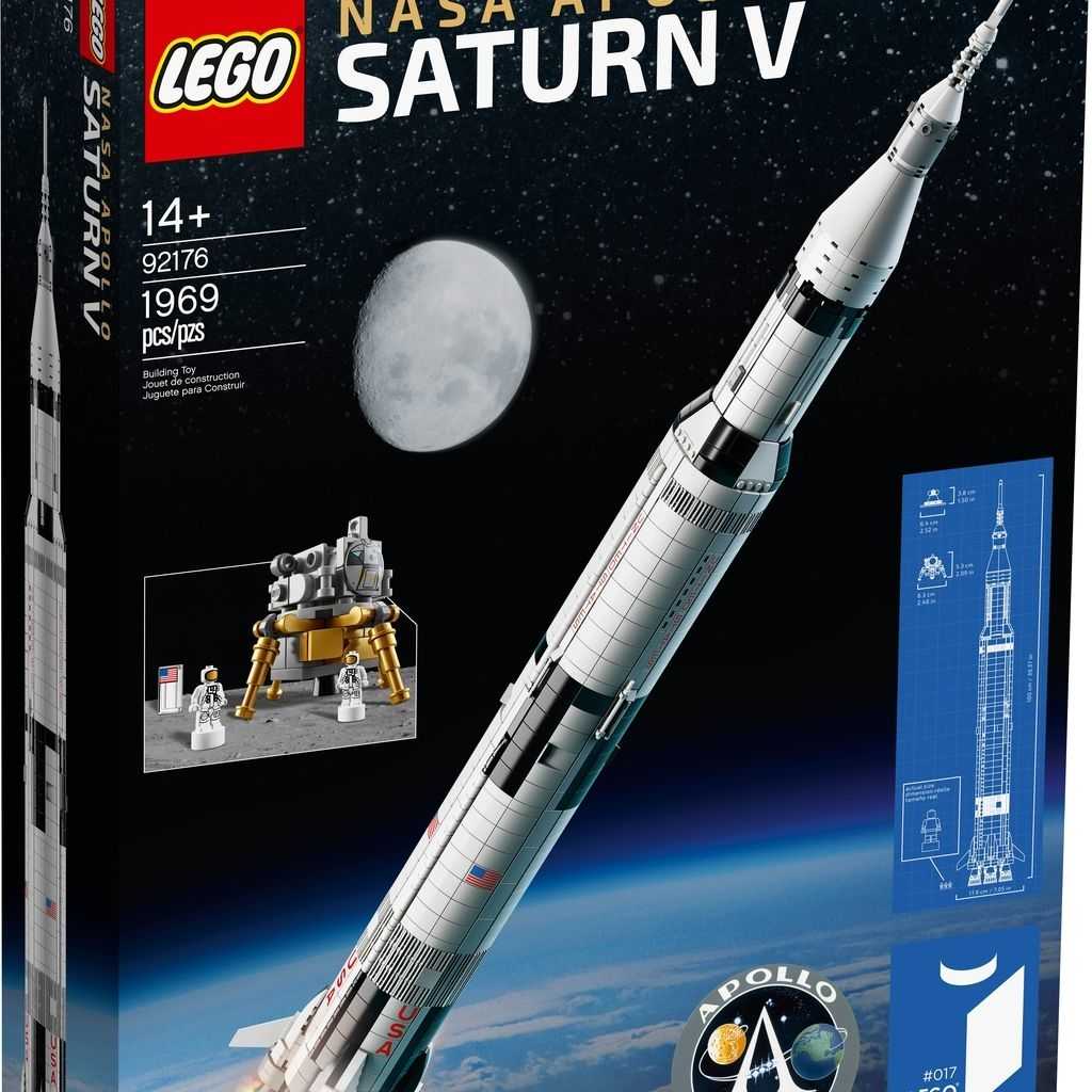 Ideas Lego LEGO NASA: Apolo Saturno V Edades 14+ # 92176 Artículo 1969 Piezas | OIT-374951