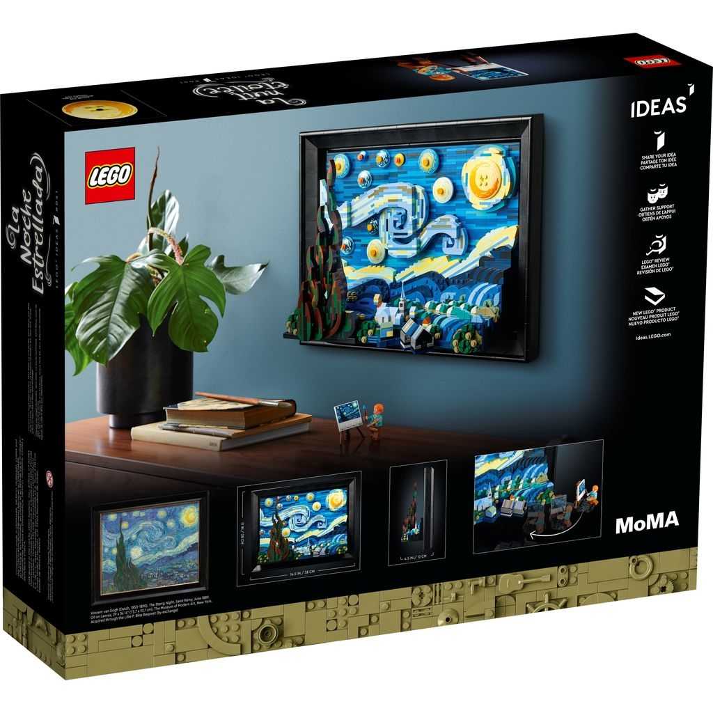 Ideas Lego Vincent van Gogh: La Noche Estrellada Edades 18+ # 21333 Artículo 2316 Piezas | GCW-230157