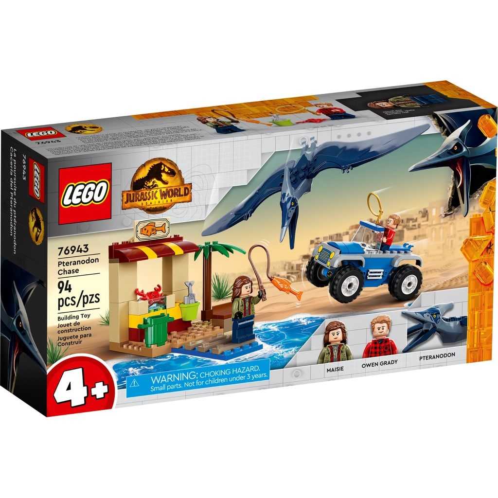 Jurassic World Lego Caza del Pteranodon Edades 4+ # 76943 Artículo 94 Piezas | REU-027945