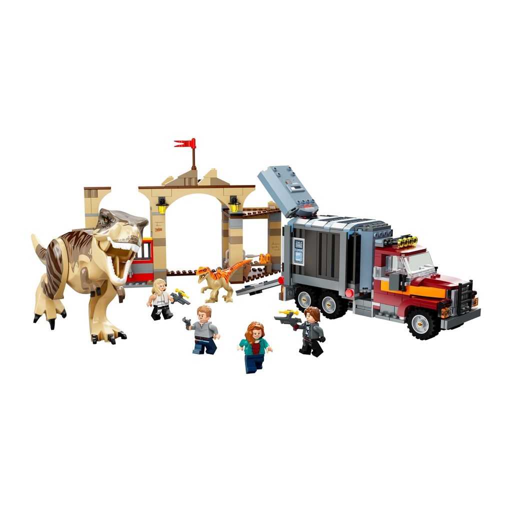 Jurassic World Lego Fuga de los Dinosaurios T. rex y Atrocirraptor Edades 8+ # 76948 Artículo 466 Piezas | LTK-160945