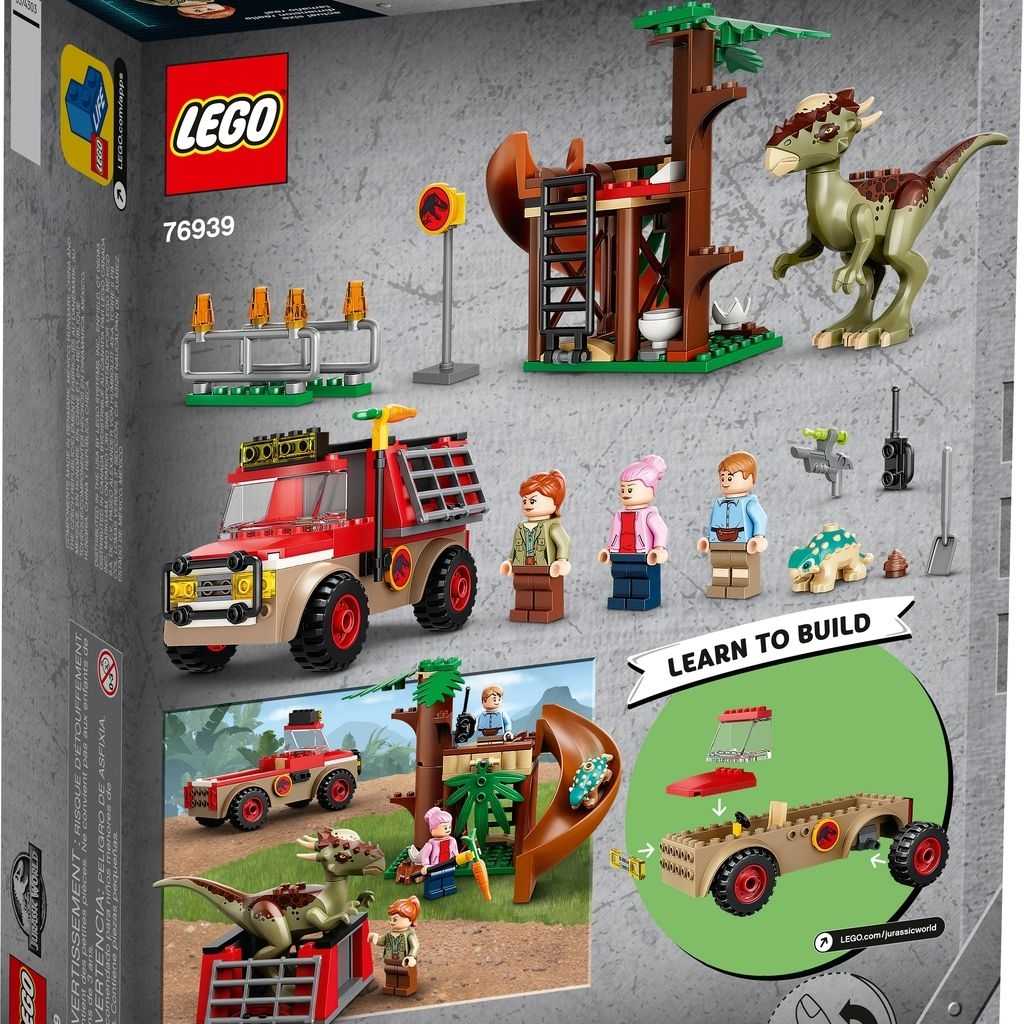 Jurassic World Lego Huida del Dinosaurio Stygimoloch Edades 4+ # 76939 Artículo 129 Piezas | CJN-289503