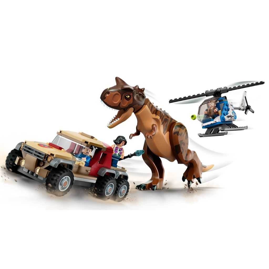 Jurassic World Lego Persecución del Dinosaurio Carnotaurus Edades 7+ # 76941 Artículo 240 Piezas | BTS-816347